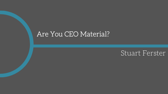 Are You CEO Material?